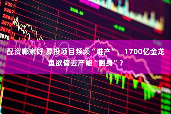 配资哪家好 募投项目频频“难产”，1700亿金龙鱼欲借去产能“翻身”？